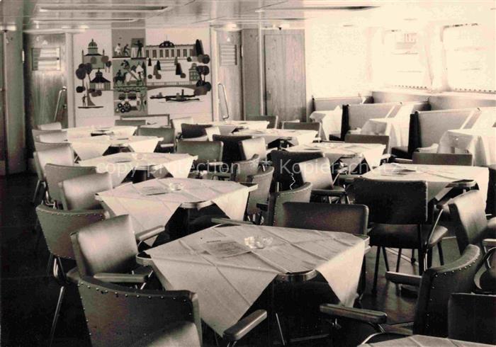 POTSDAM CITY M. S. Sanssouci Weisse Flotte Speisesalon Unterdeck