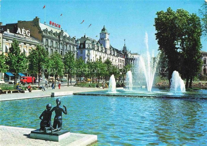 Oslo  Norge Wasserspiele