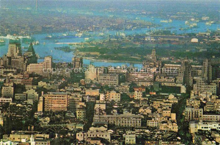 SHANGHAI China A bird's eye view of part of the city