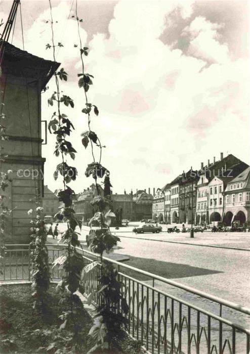 Zatec Saaz CZ Platz Stadtzentrum