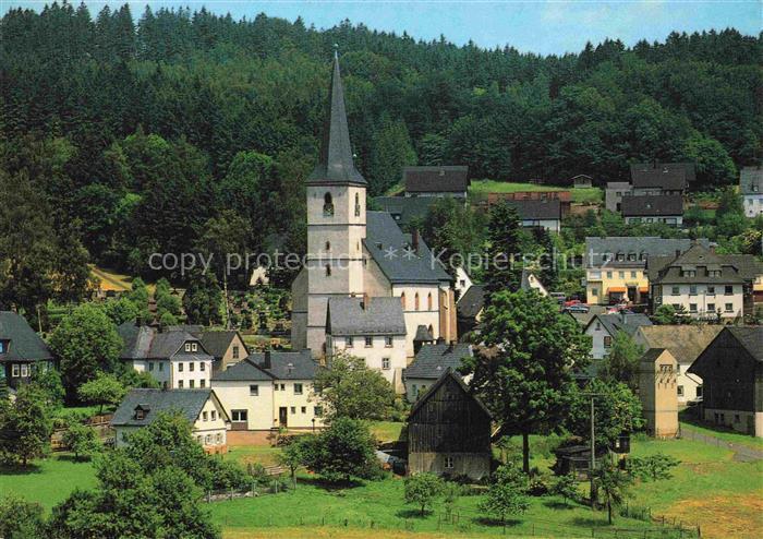 Grafengehaig Kulmbach Bayern Ansicht mit Kirche