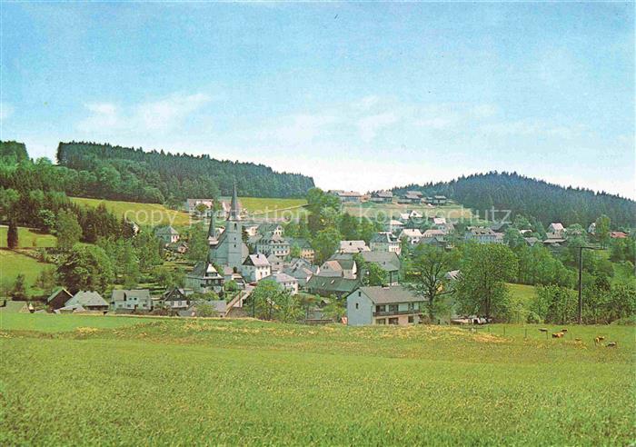 Grafengehaig Kulmbach Bayern Ansicht mit Kirche
