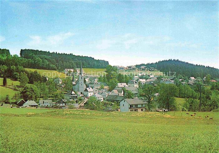 Grafengehaig Kulmbach Bayern Ansicht mit Kirche