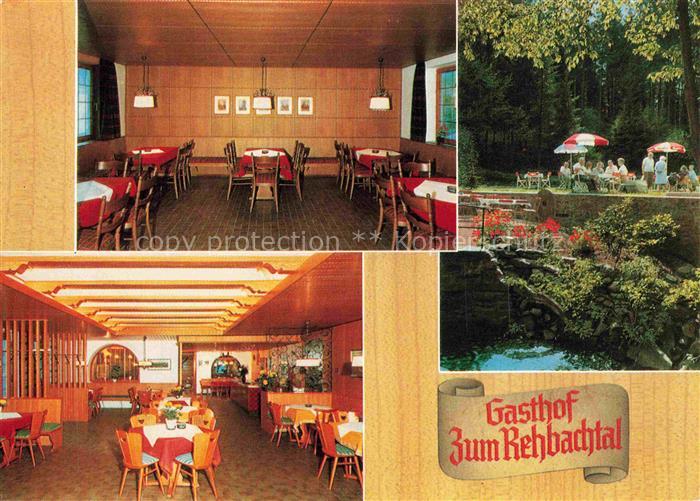 Grafengehaig Kulmbach Bayern Gasthof zum Rehbachtal Gastraeume Restaurant Terras