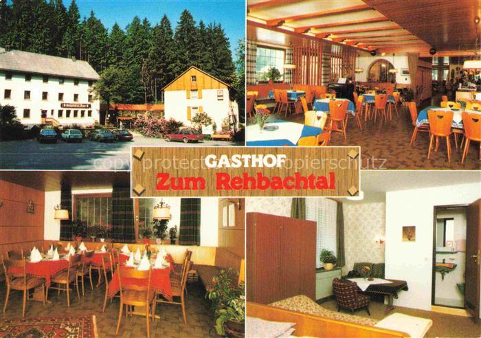 Grafengehaig Kulmbach Bayern Gasthof zum Rehbachtal Restaurant Fremdenzimmer