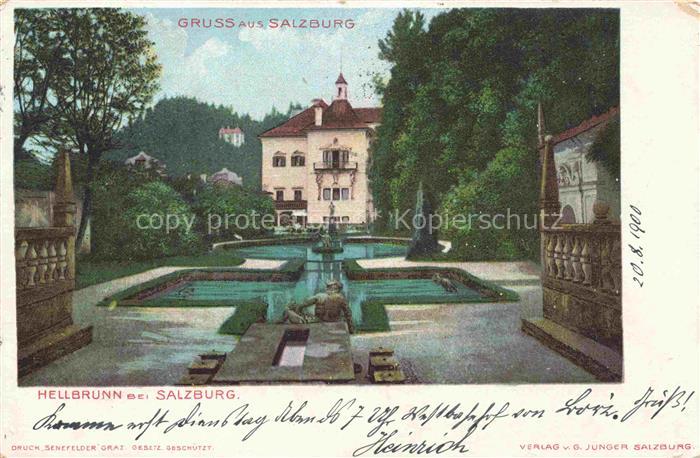 Hellbrunn Salzburg AT Schlosspark