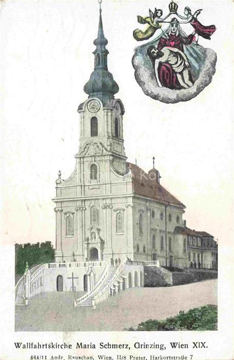 Grinzing Doebling Wien AT Wallfahrtskirche Maria Schmerz