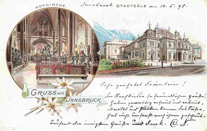 INNSBRUCK Tirol AT Hofkirche Stadtsaele