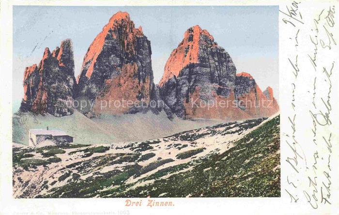 Drei Zinnen Tre Cime di Lavaredo 3003m IT Panorama