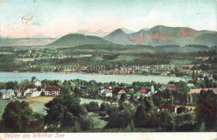 Velden Woerthersee AT Panorama