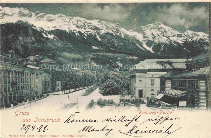 INNSBRUCK Tirol AT Rennweg Partie