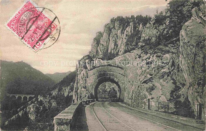 Semmering Niederoesterreich AT Kalte Rinne mit Polleruswand