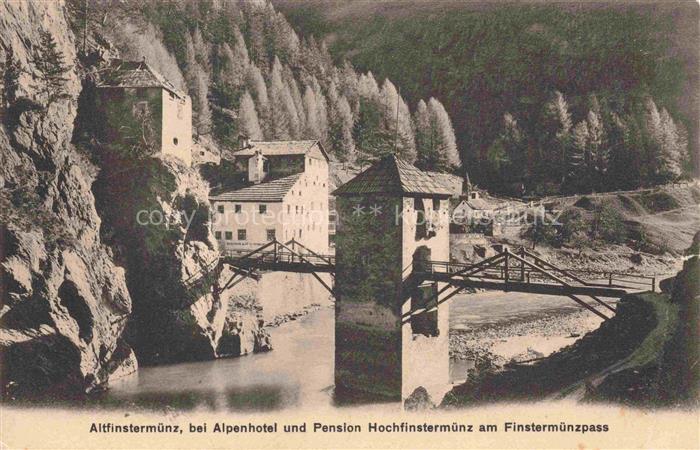 Altfinstermuenz Nauders Tirol AT Alpenhotel und Pension Hochfinstermuenz am Fins