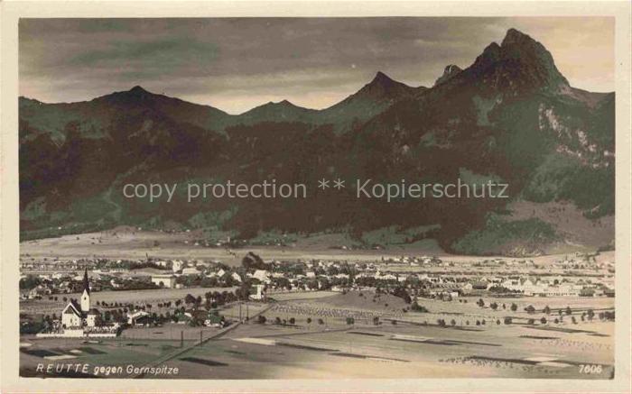 Reutte Tirol AT mit Gernspitze