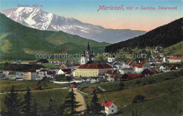 Mariazell  Steiermark AT Wallfahrtskirche Oetscher