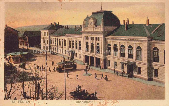St Poelten Niederoesterreich AT Bahnhofsplatz Feldpost