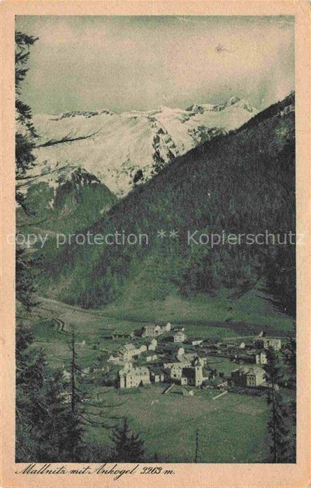 Mallnitz Tauernbahn Kaernten AT mit Ankogel