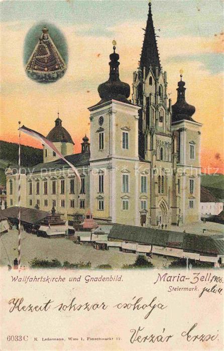 Maria-Zell Mariazell Steiermark AT Wallfahrtskirche und Gnadenbild