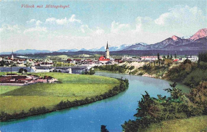 VILLACH Kaernten AT mit Mittagskogel