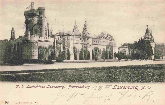 Laxenburg Niederoesterreich AT KK Lustschloss Laxenburg Franzensburg