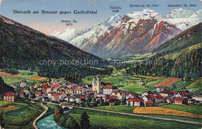 Steinach Brenner Tirol AT mit Habicht Kirchdach Schneider Wetter