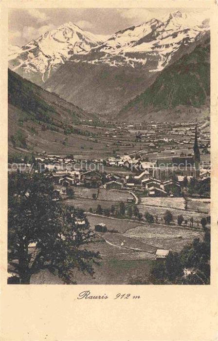 Rauris-Woerth Pinzgau-Pongau AT mit Ritterkor und Schafelkarkopf Raurisertal