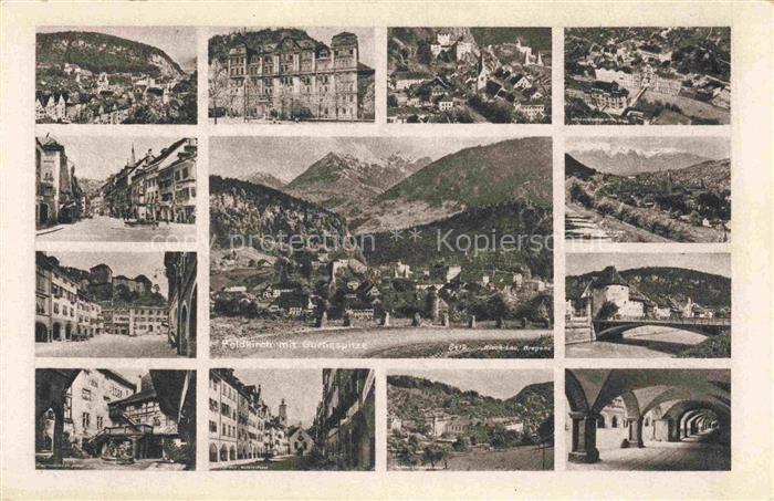 Feldkirch  Vorarlberg AT Teilansichten Gurtisspitze