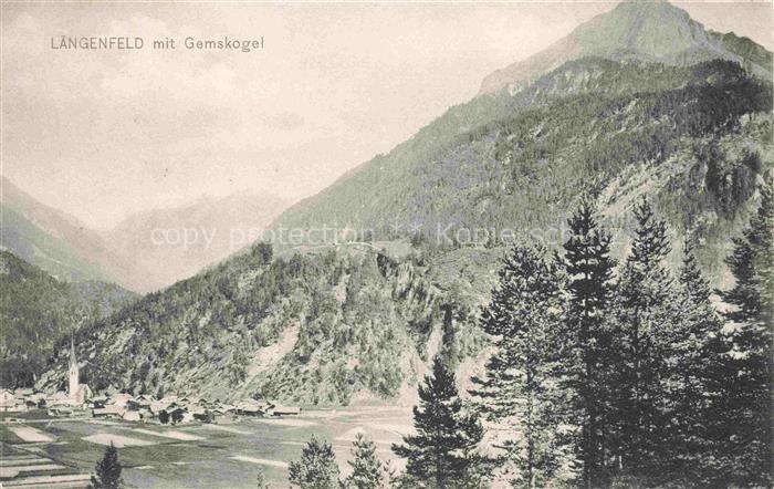 Laengenfeld Imst oetztal Tirol AT mit Gamskogel