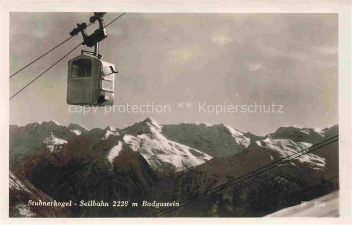 Badgastein BAD GASTEIN Pinzgau Pongau AT Stubnerkogel Seilbahn