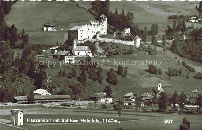 Panzendorf Heinfels Tirol AT mit Schloss Heimfels