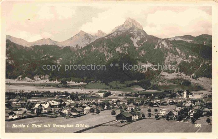 Reutte Tirol AT mit Gernspitze