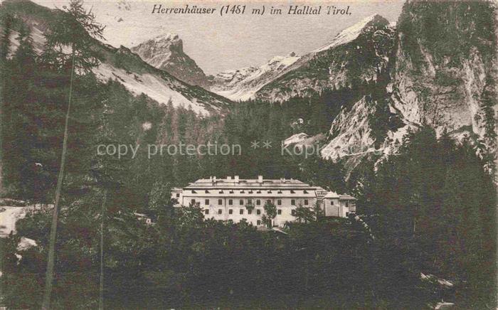 Herrenhaeuser 1481m Halltal Absam Tirol AT im Halltal