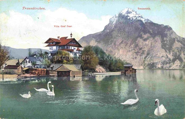 Traunkirchen AT Villa Graf Paar Traunstein Seepartie