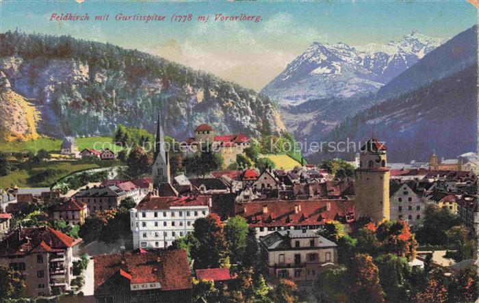 Feldkirch  Vorarlberg AT mit Gurtisspitze