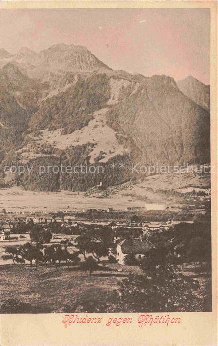 Bludenz Vorarlberg AT im Rhaetikon