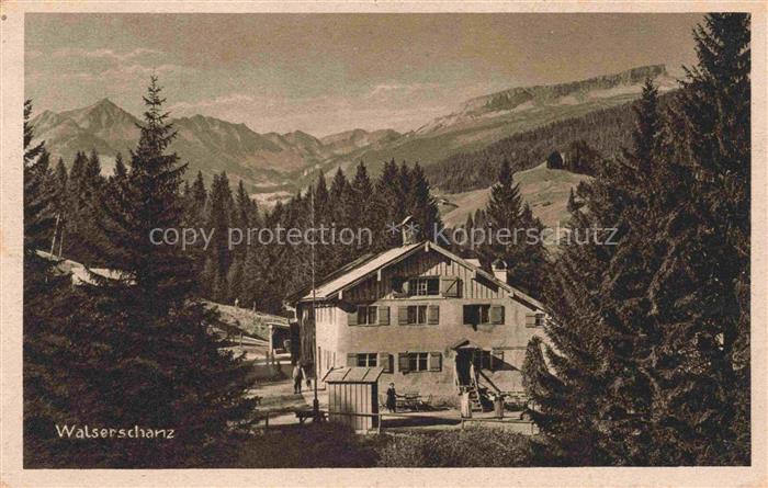 WALSERSCHANZ Walserschanze Kleinwalsertal AT Gasthaus
