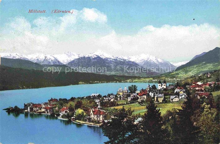 Millstatt Millstaettersee Kaernten AT Panorama