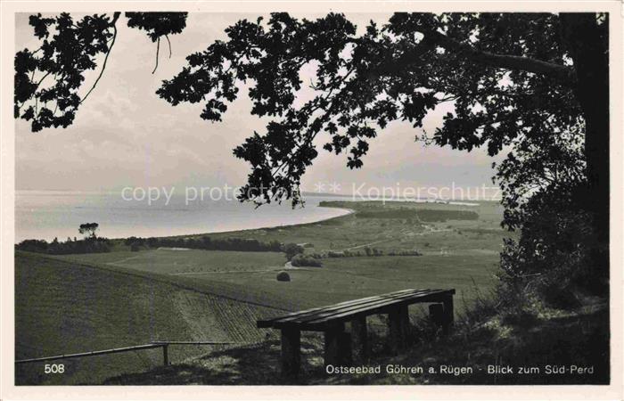 GoeHREN  Ostseebad Ruegen Blick zum Sued Perd