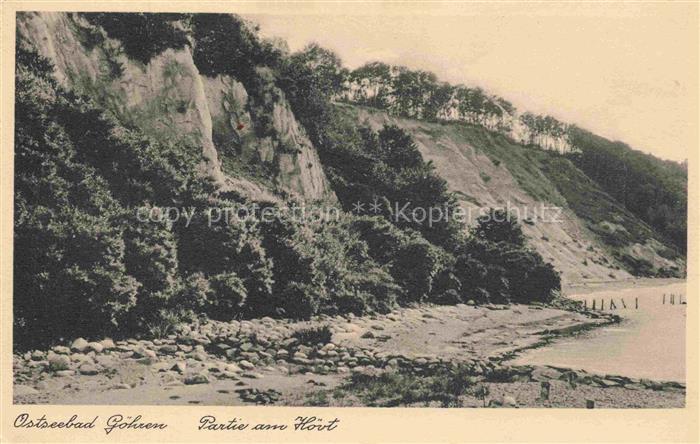 GoeHREN  Ostseebad Ruegen Partie am Hoevt