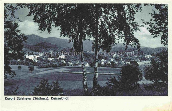 Suelzhayn Ellrich Suedharz Thueringen Kaiserblick