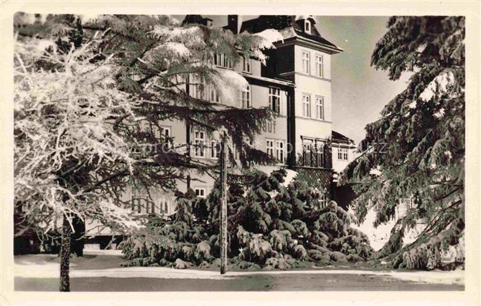 Oberhof  Thueringen FDGB Erholungsheim Glueckauf