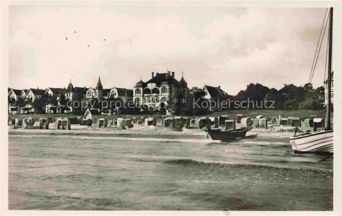 AHLBECK HERINGSDORF Insel Usedom Ostseebad Strand Haus Meereswarte und Am Waldes