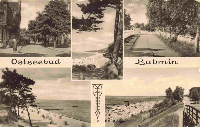 LUBMIN Ostseebad Strandpartien Strandstrasse