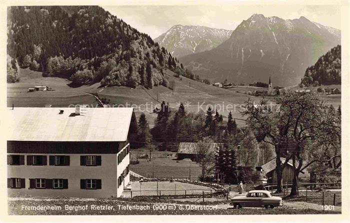 Tiefenbach Oberstdorf Fremdenheim Berghof Rietzler