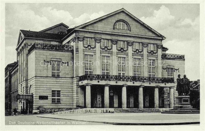 WEIMAR  Thueringen Deutsches Nationaltheater