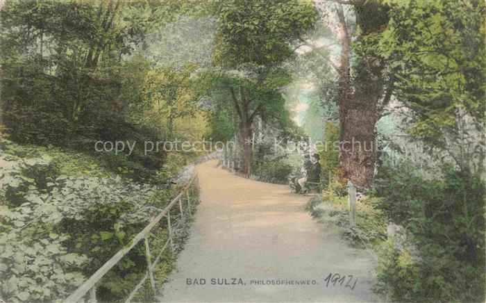 Bad Sulza Thueringen Waldweg