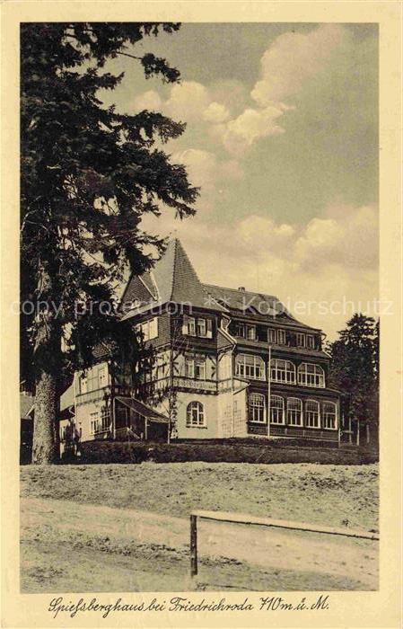 Friedrichroda Thueringen Hotel Spiessberghaus Pension