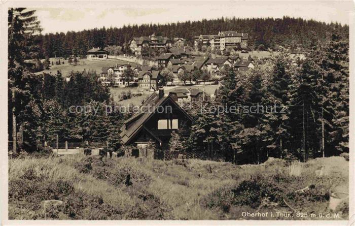 Oberhof  Thueringen Panorama