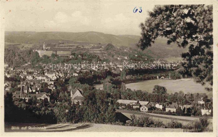 Rudolstadt Thueringen Panorama