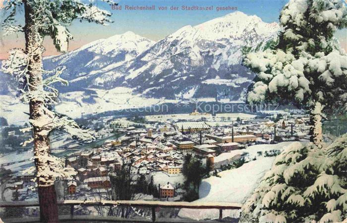 BAD REICHENHALL Blick von der Stadtkanzel